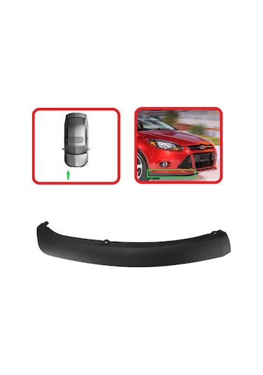 Ford Focus Mk3 Ön Tampon Alt Taşlık Karlık Plastiği Sağ 2011--201
