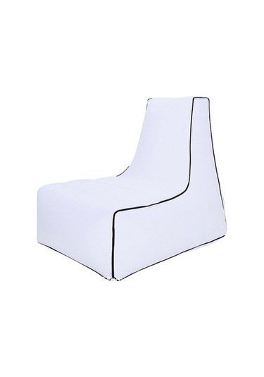 Prestigegoods Şişme Kanepe Yatak Bb1082 Dış Mekan Taşınabilir 70x65x60cm Beyaz Beyaz