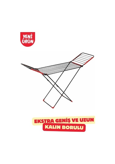 Devecioğlu Harbinger Mm028 Power Kalın Borulu Ekstra Kurutma Kapasiteli Çamaşır Askısı Gri