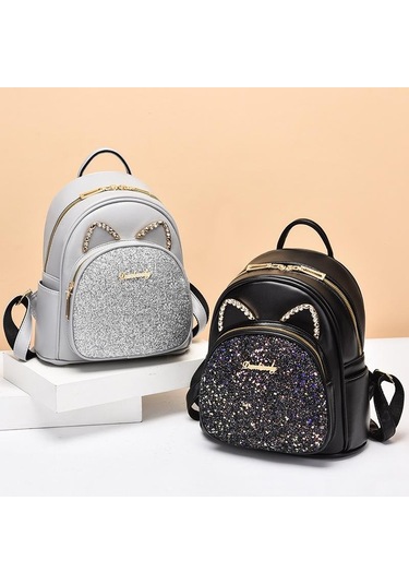 Sevimli Sırt Çantası Kadın 2023 Yeni Moda Akademisi Sırt Çantası Büyük Kapasiteli Moda Sırt Çantası White Beyaz