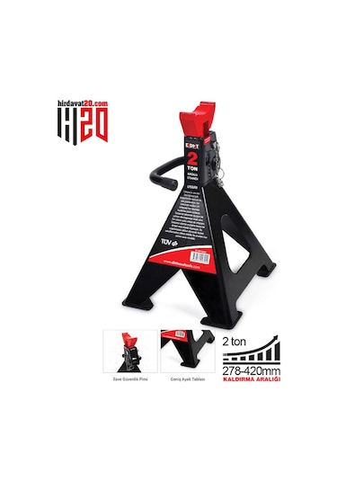 Dht 2 Ton Kriko Standı (1 Çift) D12010002 Araba Sehpası