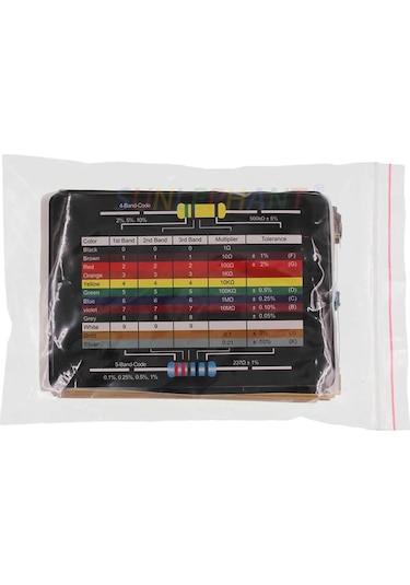 Robizstore-600 Parça Direnç Seti - 0.25W 30 Farklı Dirençten 20Şer Adet