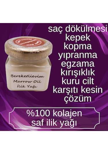 İlik Yağı Doğal Kolajen, Saf İlik Yağı 5 x 40 ML