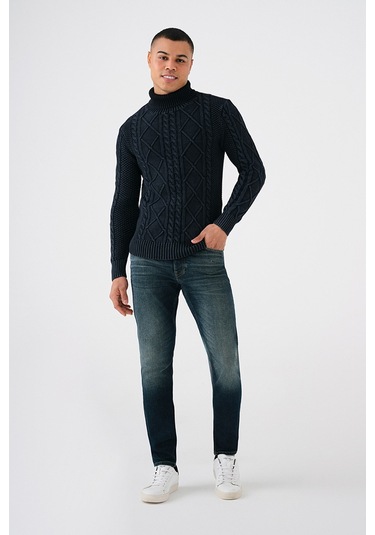 Loft Lacivert Erkek Triko Lacivert