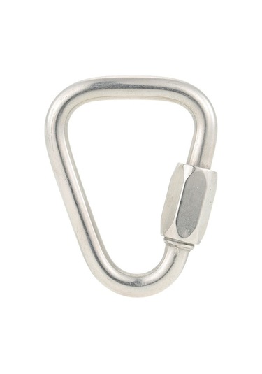 Besthome1 Kaliteli Paslanmaz Çelik Üçgen Kilitli Karabina - Dağcılık, Kamp, Açık Hava Aktiviteleri İçin