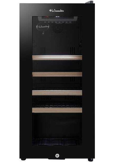 La Sommeliere Ls38black 38 Şişe Kapasiteli Service Solo Siyah Şarap Dolabı