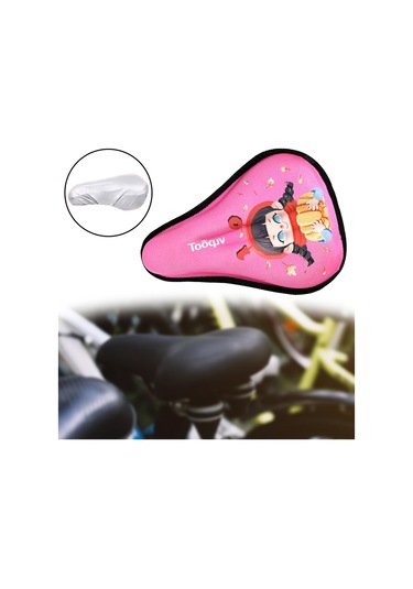 Suntek Çocuk Bisikleti Koltuk Minderi Örtüsü Küçük Pembe-s Pembe