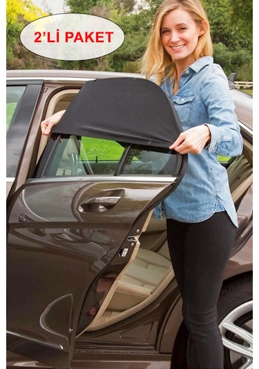 2 Adet Araç Yan Cam Güneşlik Anne Bebek Emzirme Araba Kapı Perdesi Çocuk Koruyucu Oto Sineklik Örtü