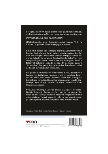 Sincaplı Gece - Cem Akaş -  Can Yayınları