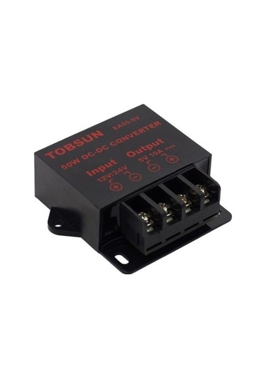 Maoyaya 24v/12v - 5v 10a 50w Araç Led Ekran Güç Dönüştürücü, Taşınabilir Dc Adaptör, Güvenli Kullanım