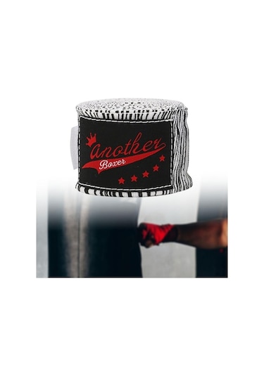 Pazly Suntek Yetişkinler İçin Boks El Sargısı - Rekabetçi Beyaz Beyaz