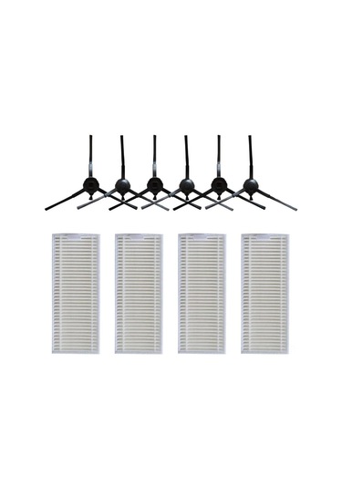 Yaozixa Sweeva 6000/6500 Süpürge Robotu Yedek Parçaları - Ana Fırça, Yan Fırça Ve Filtre B - Temizliği Güçlendirir, Ömrünü Uzattır