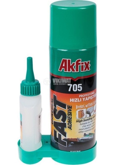 Akfıx Hızlı Yapıştırıcı 200+50gr Hızlı Yapıştırıcı