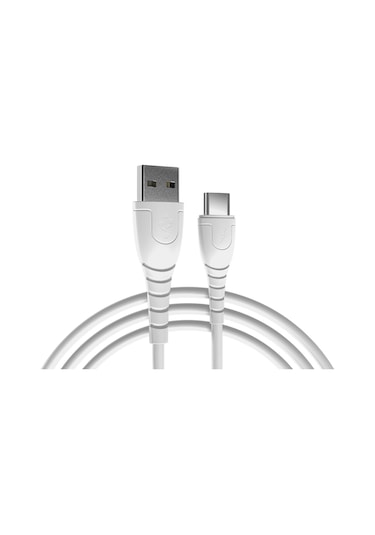 Hytech Hy-xtk30 2.4a Type-c 1m Beyaz Hızlı Şarj Kablosu HY-XTK30