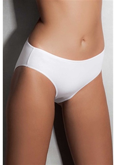 Doreanse Kadın Pamuklu 3 Lü Slip Külot 7126 Siyah-Beyaz-Ten