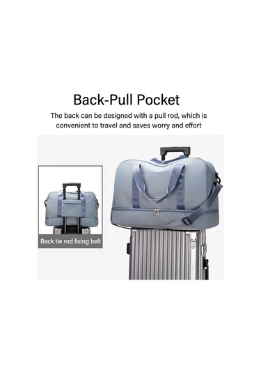 Kadınlar İçin Hafta Sonu Çantası, El Bagajı, Black Zhe Siyah Diğer