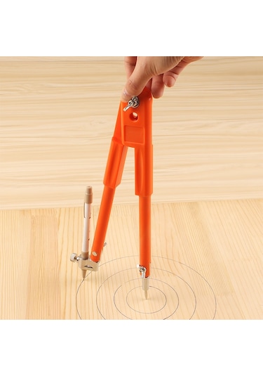 Sones Metal Çok İşlevli Paslanmaz Çelik Çizim Dairesi Ahşap İşleme Pusulası, Boyut: L