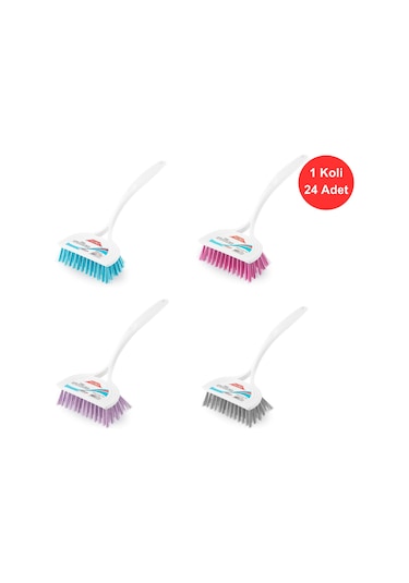 Flora F388 Trendy Lavabo ve Küvet Fırçası 24'lü