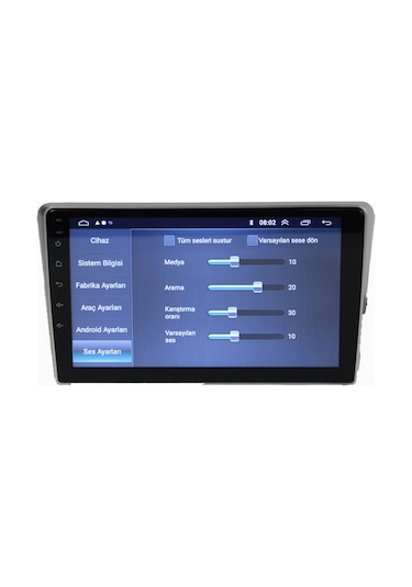 Toyota 2003-2009 9 inç 4-64 GB Android Carplay Multimedya