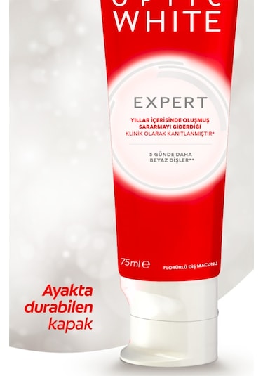 Colgate Optic White Expert Beyazlatıcı Diş Macunu 2 x 75 ML