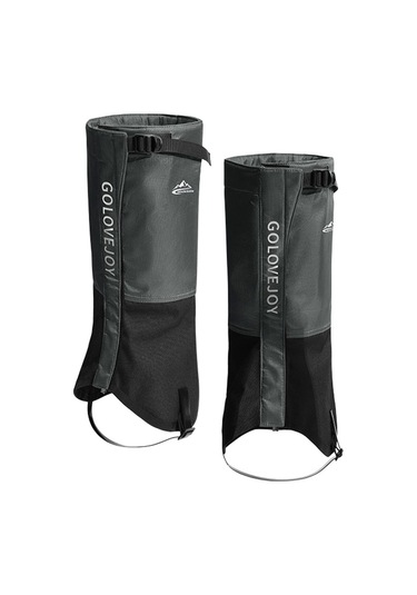 Butu Golovejoy Hx39 Kış Açık Hava Kar Botu Tozlukları Nefes Alabilir Su Geçirmez Ayak Bileği Bacak Koruyucusu Yürüyüş Avcılık Kayak Koyu Gri