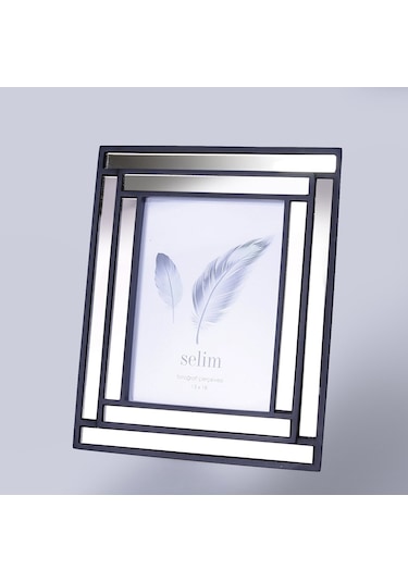 Selim 13 x 18 CM Lara Aynalı Çerçeve Siyah