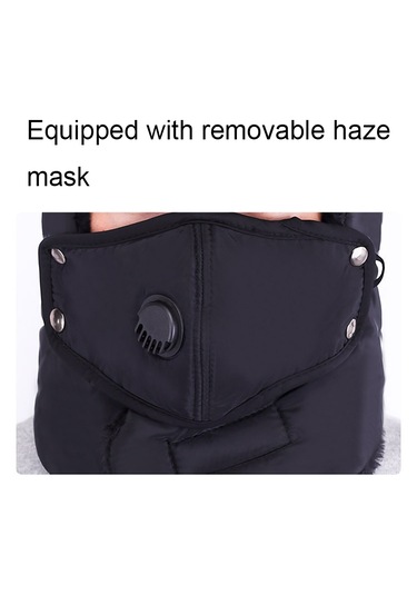 Unisex Outdoor Kışlık Bere Maskeli Şapka Kırmızı