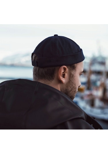 Erkek %100 Pamuk Cap Docker Şapka