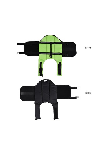 Mufunye Köpek Yüzme Kurtarma Ceketi, Reflektif Fonksiyonlu, Köpük Ve Poliester Malzeme, Yeşil/yeşil/turuncu Seçenekli, 7 Farklı Beden Xxs-xxl HS615