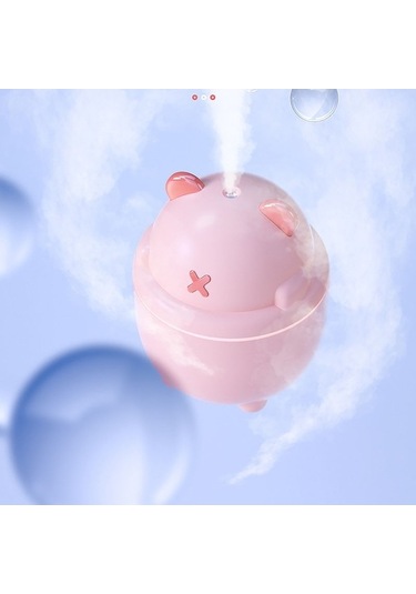 Dancemonkey Mj013 Usb Mini Hava Nemlendirici Ev Masaüstü Araba Aroma Difüzör Pembe, Hızlı Nemlendirme