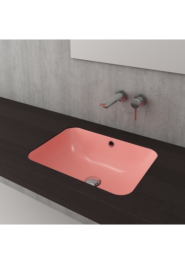 Bocchi Scala Tezgahaltı Lavabo 55 CM Mat Somon 1006-032-0125