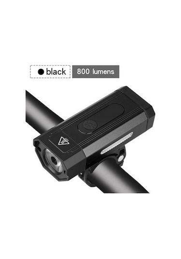 Forte Gt 800 Lümen Bisiklet Ön Farı Xbyc 6127 Usb Şarjlı Siyah