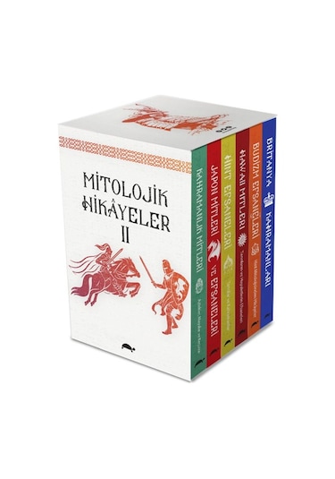 Maya Mitolojik Hikayeler Seti 2 Özel Kutulu - 6 Kitap Takım- Maya Kitap