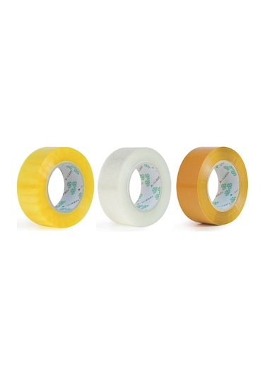 Sones Blokaj Bandı Ekspres Paketleme Sızdırmazlık Bandı, Model: 55mmx200m Bej