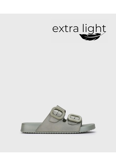 Igor S10345 Habana Metal Kadın Terlik Yeşil Yeşil