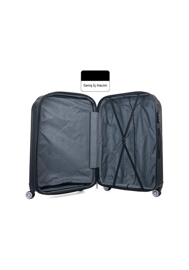 Reymond Luggage Reymond Gusto Abs Körüklü Valiz, Kabin Boy Siyah