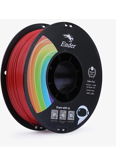 Creality Ender Pla+ Filament Kırmızı 1.75mm 1kg