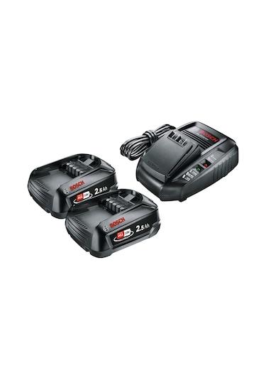 Bosch Al 1830 Cv Şarj Cihazı Set 2 Adet 18v 2.5ah W-b Yedek Akü