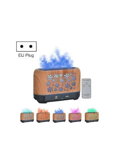 Ana Sayfa Renkli Simülasyon Alev Tütsü Füme Lamba Nemlendirici, Model: Uzaktan Kumanda Ab Fişi