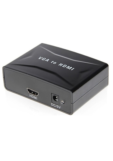 Vga To Hdmi Ses Çıkış Destekli Çevirici Dönüştürücü Adaptör