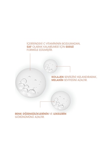 Herbaderm Superserum Saf Vitamin C Antioksidant Aydınlatıcı Kırışıklık Karşıtı Doğal Serum 30 ML