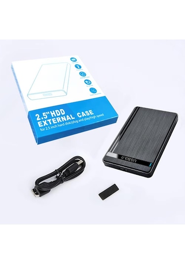 Case External 500 Gb 2.5 İnç Hdd 3.0 Usb Taşınabilir Disk Kutusu 500gb