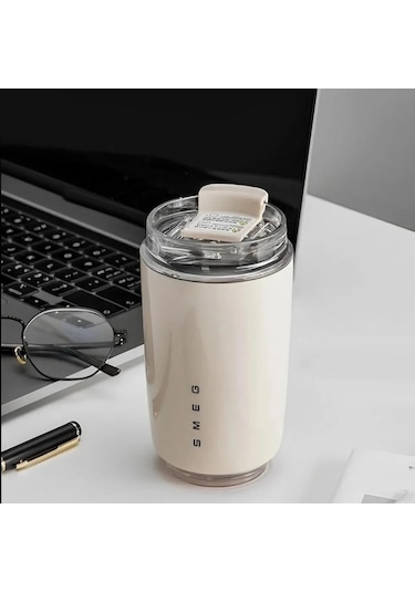 Didadodo Suntek Yalıtımlı Termos Bardak, Kapsülü İçin Özellikle Beyaz