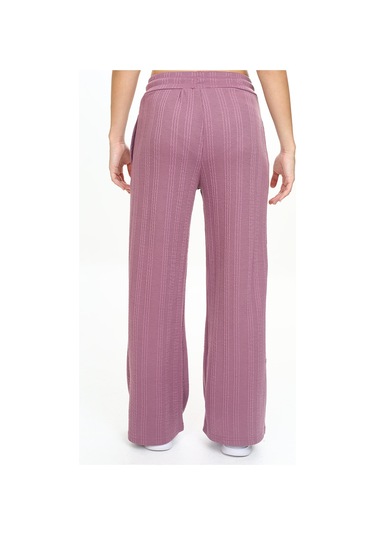 Denokids Kız Çocuk Geniş Paça Gül Basic Eşofman Altı Renkli Gülkurusu