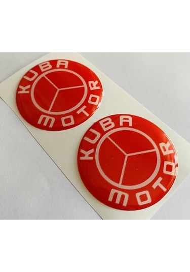 Kuba Damla Etiket Amblem Kırmızı 5 5 Cm