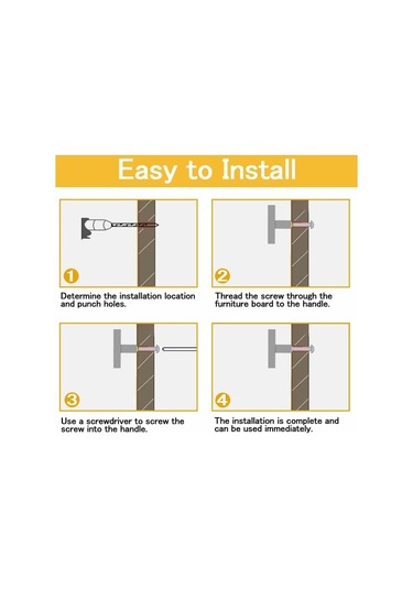 12 Adet Mutfak Çekmecesi Donanımı Paslanmaz Çelik T Şeklinde Mobilya Topuzu Dolap Kapısı Gardırop İçin 12 Vida, Gümüş Diğer