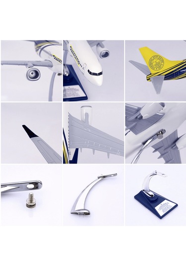 Zekupp Boeing 737-800 1/100 Ölçek Fenerbahçe Lisanslı Tasarım Maket Uçak