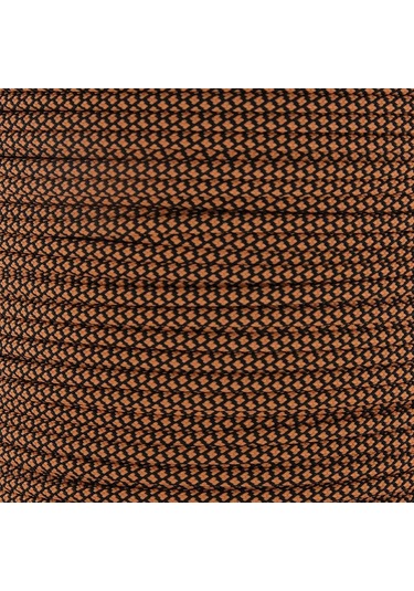 Mg Ropes Paracord İp 4 Mm Turuncu Siyah Desenli Renk No:57 10 Metre Çok Renkli