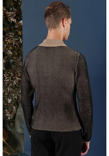 Tr 859 Slim Fit Camel Klasik Triko CAMEL