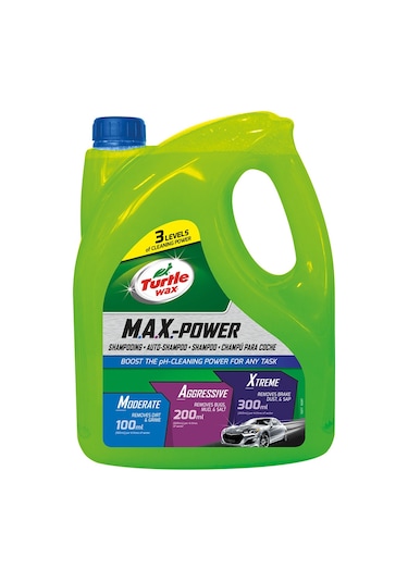 Turtle Wax Max-Power Süper Konsantre Oto Yıkama Şampuanı 4 Lt
